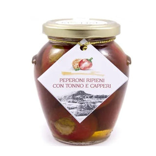 Peperoni Ripieni tonno e capperi - 270 grammi